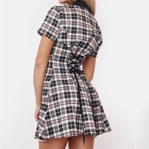 Current mood plaid dress